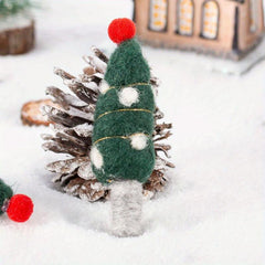 Christmas Tree Felt Pendant Fabric Dress Up Holiday Hanging Ornaments