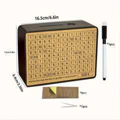 Wooden Money Box with Targets 500-5000 - No Installation Required