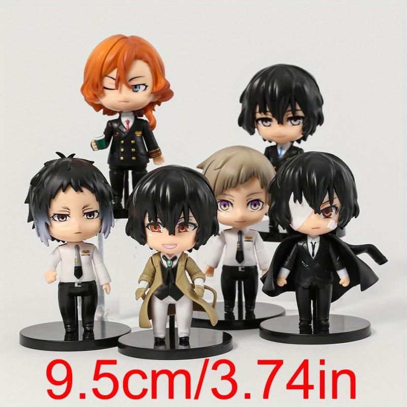 6pcs Anime Character Models Collectible Decoration Dolls Christmas Birthday Gift
