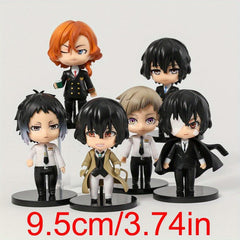 6pcs Anime Character Models Collectible Decoration Dolls Christmas Birthday Gift