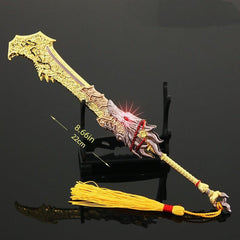 Alloy Wide Wolf Master Weapon Model Toy Ornament