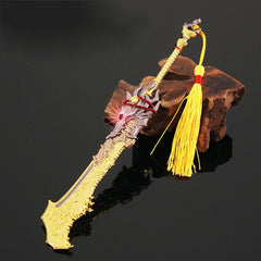 Alloy Wide Wolf Master Weapon Model Toy Ornament