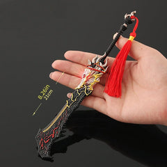 Alloy Wide Wolf Master Weapon Model Toy Ornament