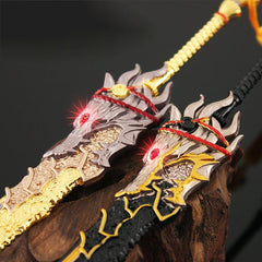 Alloy Wide Wolf Master Weapon Model Toy Ornament