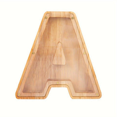 Wooden 26 Letter English Savings Tank Holiday Gift 18x49 cm