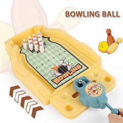 Table Top Mini Bowling Game Desktop Tiny Bowling Shooting Alley