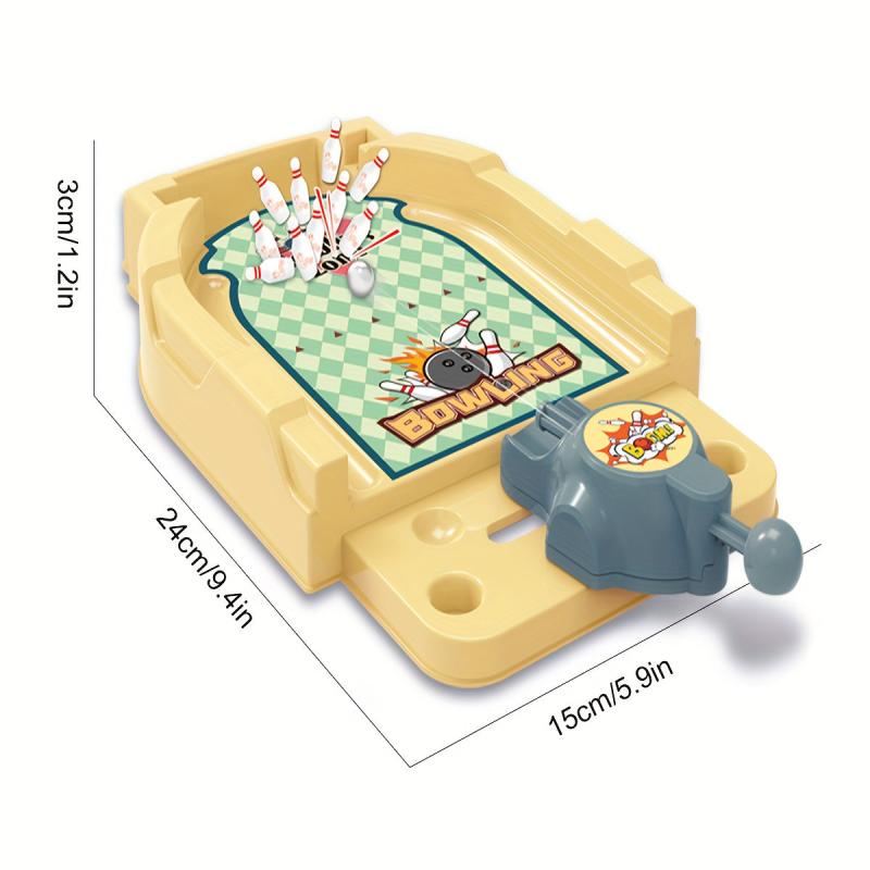 Table Top Mini Bowling Game Desktop Tiny Bowling Shooting Alley