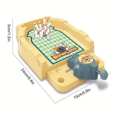Table Top Mini Bowling Game Desktop Tiny Bowling Shooting Alley