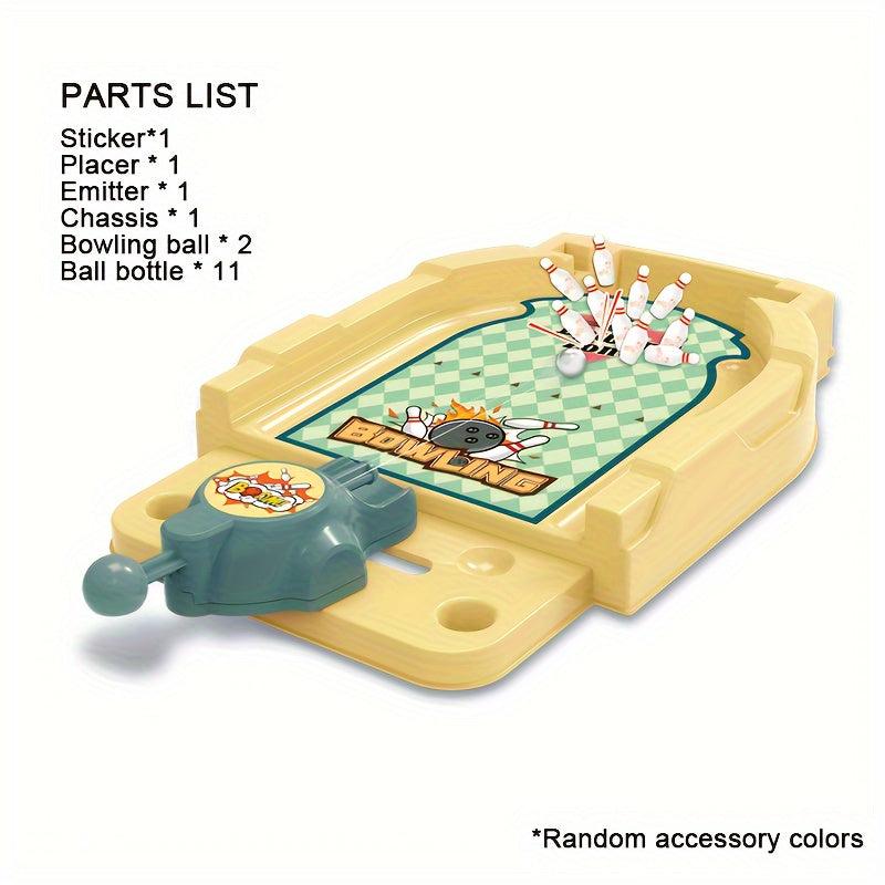 Table Top Mini Bowling Game Desktop Tiny Bowling Shooting Alley