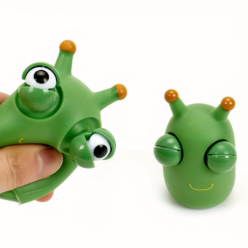 5Pcs Grass Worm Pinch Toy Squeeze Vegetable Bug Decompression Artifact Toy