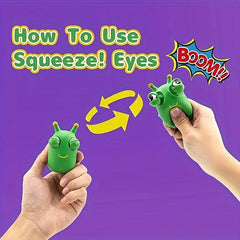5Pcs Grass Worm Pinch Toy Squeeze Vegetable Bug Decompression Artifact Toy