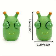 5Pcs Grass Worm Pinch Toy Squeeze Vegetable Bug Decompression Artifact Toy