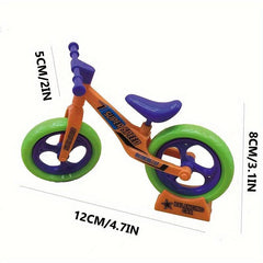 Colorful Building Block Bicycle Static Model Decoration Toy