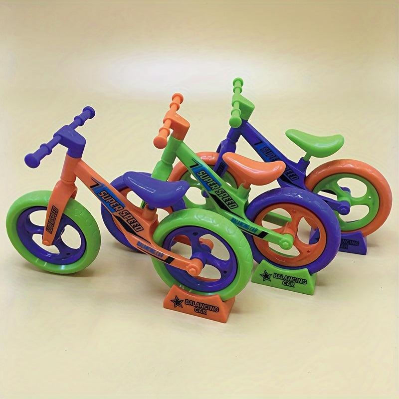 Colorful Building Block Bicycle Static Model Decoration Toy