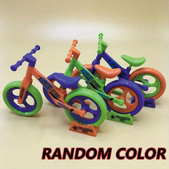 Colorful Building Block Bicycle Static Model Decoration Toy