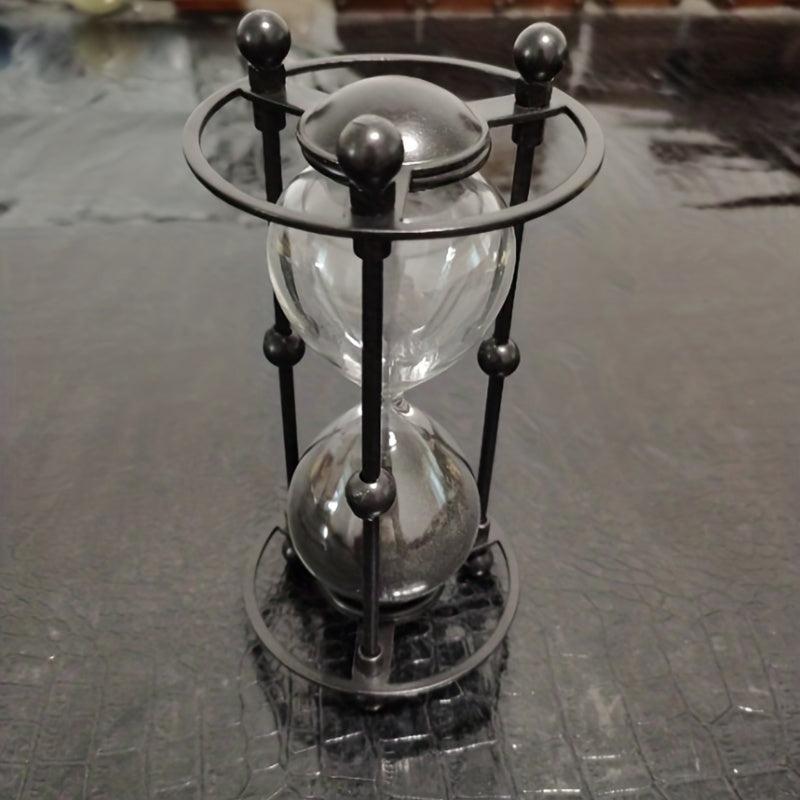 Retro Wrought Iron Hourglass Creative Desktop Decoration Gift