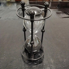 Retro Wrought Iron Hourglass Creative Desktop Decoration Gift