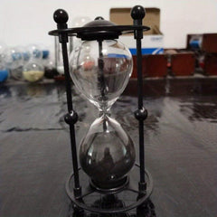 Retro Wrought Iron Hourglass Creative Desktop Decoration Gift