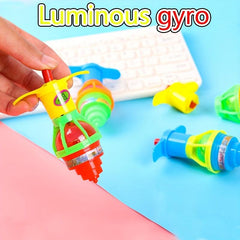 20pcs LED Light Flashing Spinning Top Random Novelty Toys Party Favors
