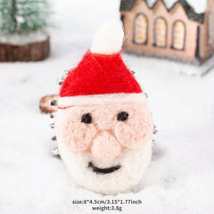 Christmas Decorations Felt Old Man Snowman Pendant Fabric Dress Up Ornaments