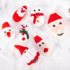Christmas Decorations Felt Old Man Snowman Pendant Fabric Dress Up Ornaments