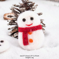 Christmas Decorations Felt Old Man Snowman Pendant Fabric Dress Up Ornaments