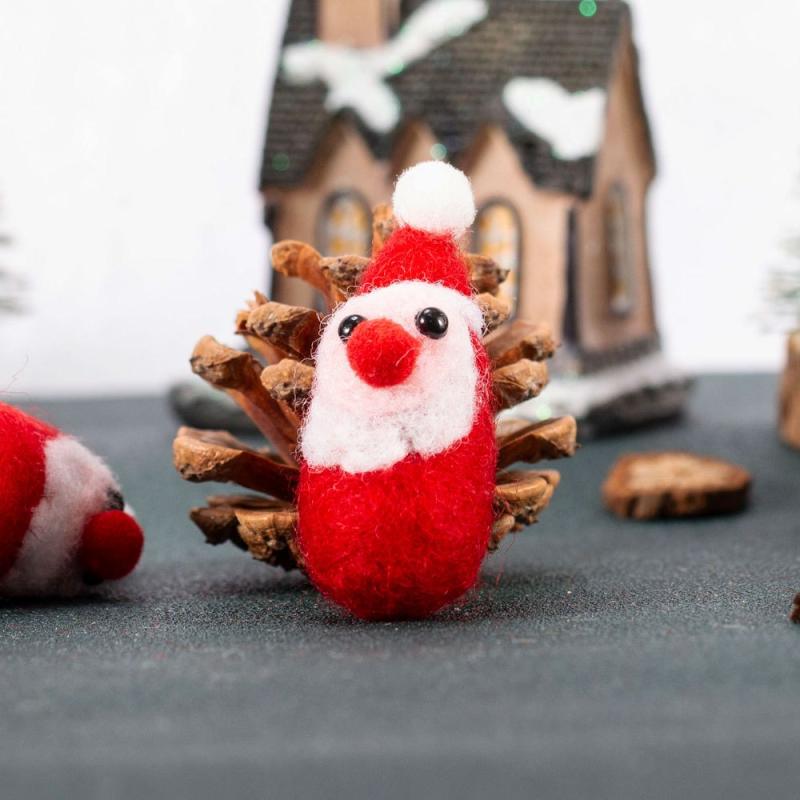 Christmas Decorations Felt Old Man Snowman Pendant Fabric Dress Up Ornaments