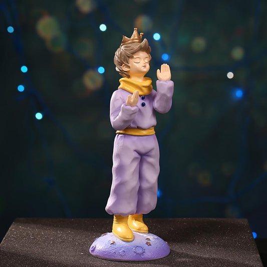Little Prince Resin Car Home Decor Cartoon Doll Birthday Ornament Christmas