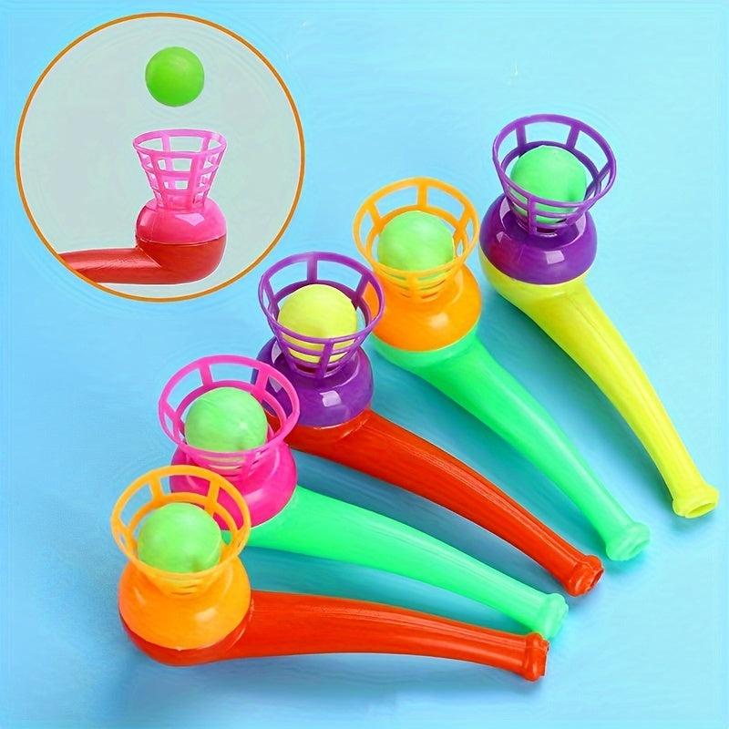 10pcs Pipe-Shaped Blowing Balls - Fun Gift for Holidays