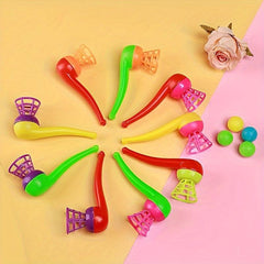 10pcs Pipe-Shaped Blowing Balls - Fun Gift for Holidays