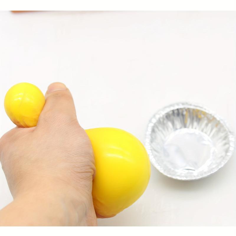 Egg Tart Squeeze Toy Stress Relief Easter Christmas Gift