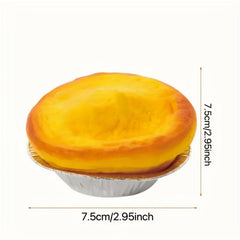 Egg Tart Squeeze Toy Stress Relief Easter Christmas Gift