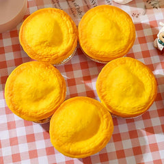 Egg Tart Squeeze Toy Stress Relief Easter Christmas Gift