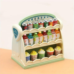 1/12 Mini Double-sided Shelf Doll House Supermarket Model Toy