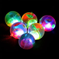 Luminous Elastic Crystal Ball Jumping Ball for Day and Night Play