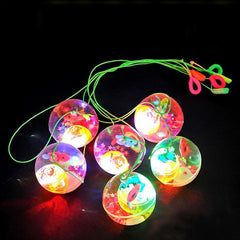 Luminous Elastic Crystal Ball Jumping Ball for Day and Night Play