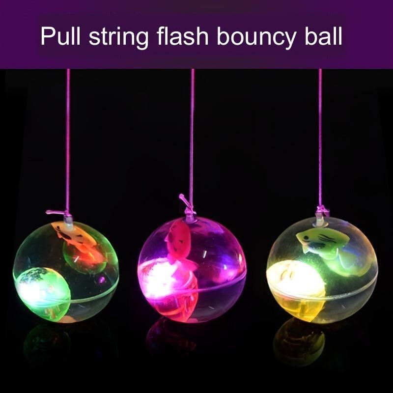 Luminous Elastic Crystal Ball Jumping Ball for Day and Night Play