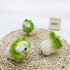 Vegetable Dog Decompression Toy Exploding Eyes Squeezing