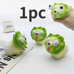 Vegetable Dog Decompression Toy Exploding Eyes Squeezing
