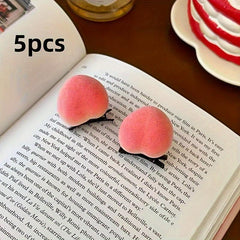 5pcs Fruit Hairpins Fun Headwear for Party Family Gatherings Halloween