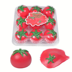 Tomato Water Ball Soft Pressure Relief Toy Breathable Strong Memory Viscosity