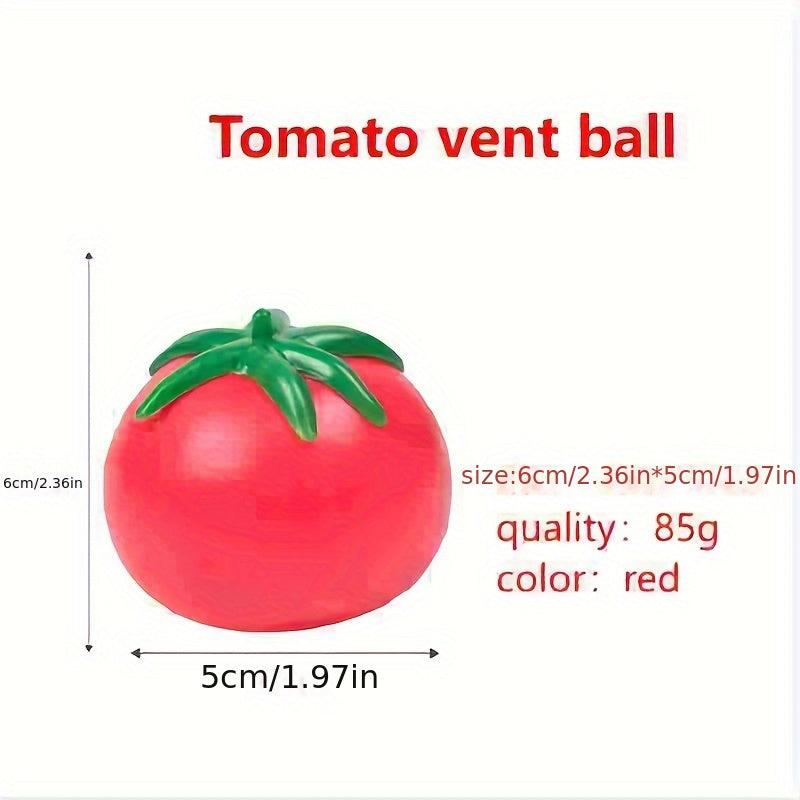 Tomato Water Ball Soft Pressure Relief Toy Breathable Strong Memory Viscosity