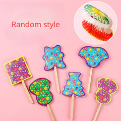 Chinese Flip Flowers Magic Paper Flowers DIY Birthday Gift