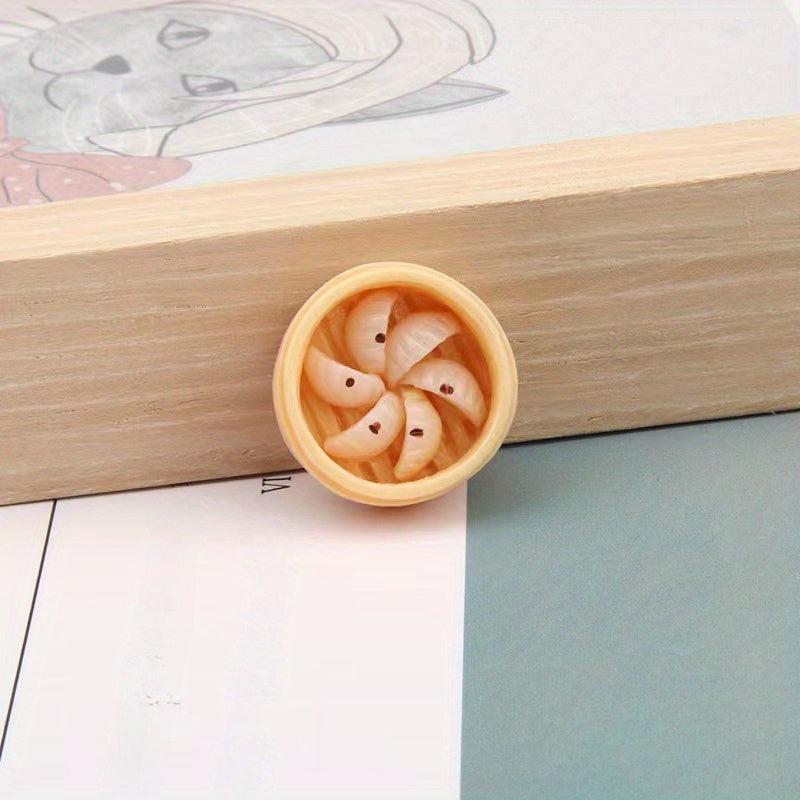 Resin Toy Food Play Set for Micro Landscapes - 3pcs Mixed Hair
