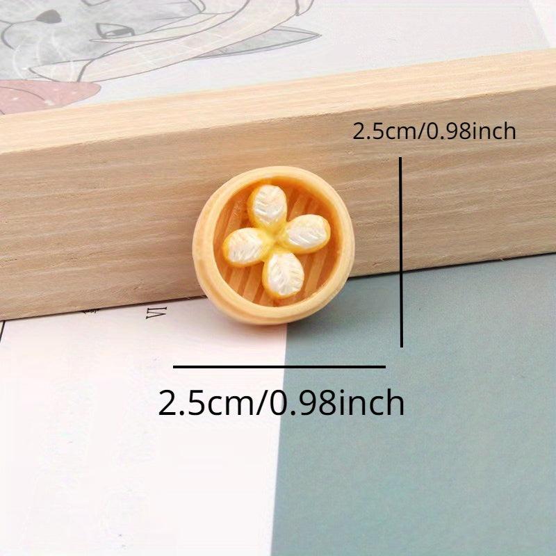 Resin Toy Food Play Set for Micro Landscapes - 3pcs Mixed Hair