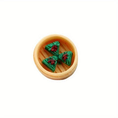 Resin Toy Food Play Set for Micro Landscapes - 3pcs Mixed Hair