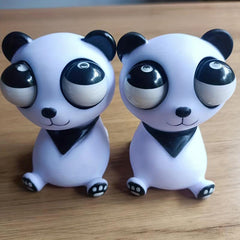 Anti stress Panda Squeeze Toys Funny Tricky Doll Balls Decompression Animal Eyes