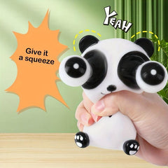 Anti stress Panda Squeeze Toys Funny Tricky Doll Balls Decompression Animal Eyes