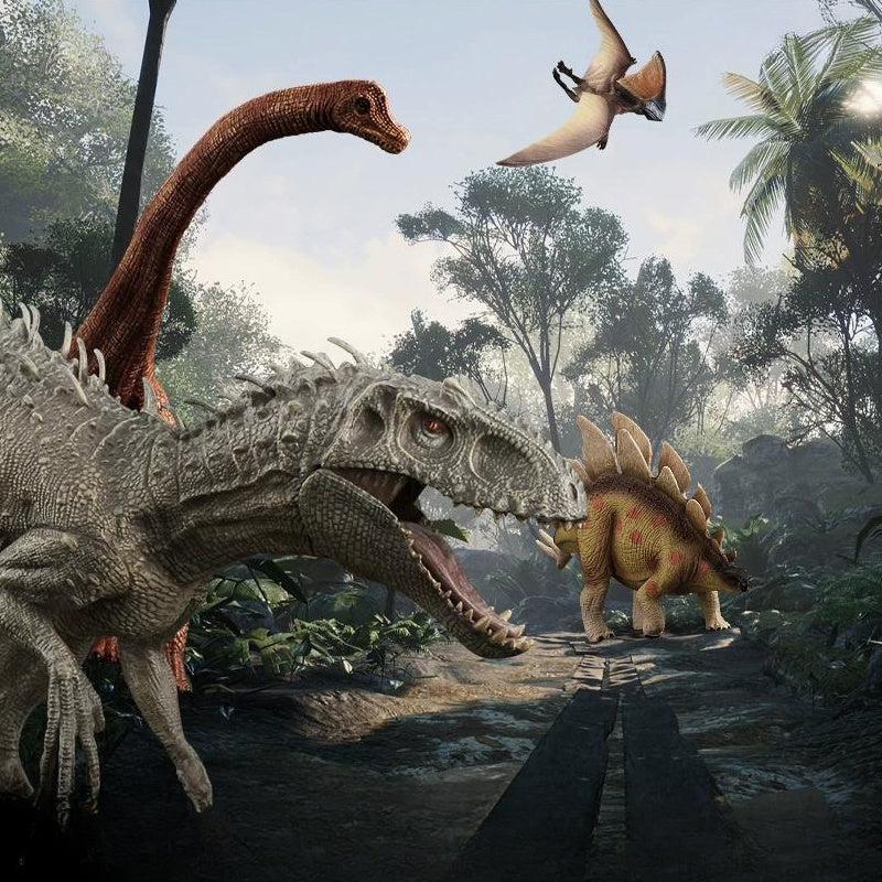 Simulation Dinosaur Series: Crown Dragon, T-Rex, Quick Dragon...
