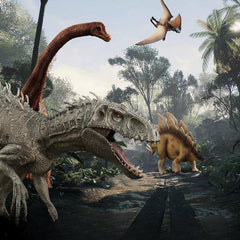 Simulation Dinosaur Series: Crown Dragon, T-Rex, Quick Dragon...